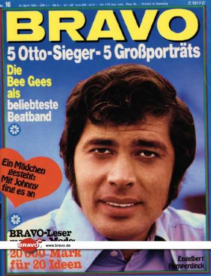Bravo - 16/69, 14.04.1969 - Engelbert Humperdinck