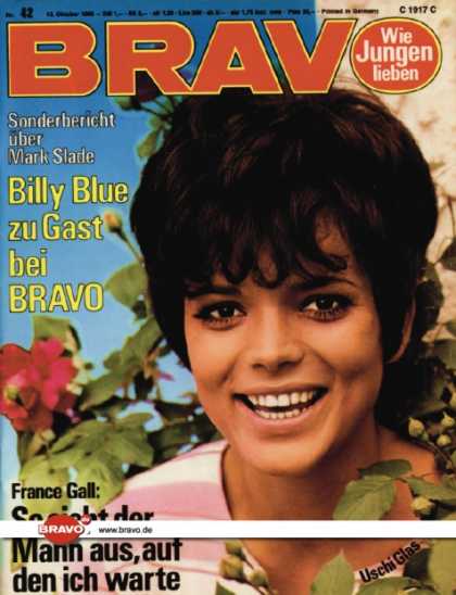 Bravo - 42/69, 13.10.1969 - Uschi Glas