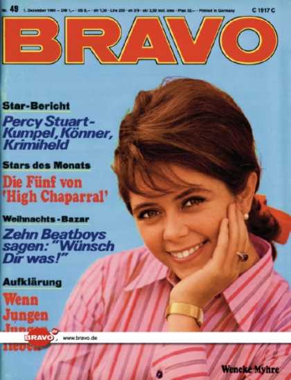 Bravo - 49/69, 01.12.1969 - Wencke Myhre