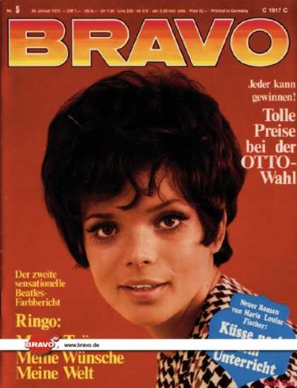 Bravo - 05/70, 26.01.1970 - Uschi Glas