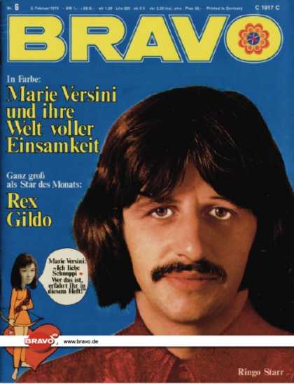 Bravo - 06/70, 02.02.1970 - Ringo Starr (Beatles) - Marie Versini