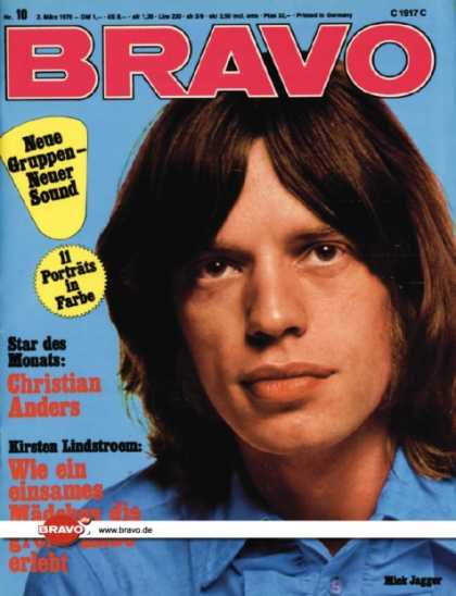 Bravo - 10/70, 02.03.1970 - Mick Jagger (Rolling Stones)