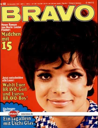 Bravo - 48/70, 23.11.1970 - Uschi Glas