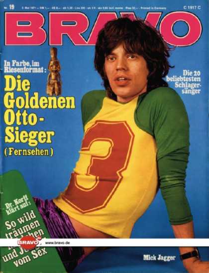 Bravo - 19/71, 03.05.1971 - Mick Jagger (Rolling Stones)
