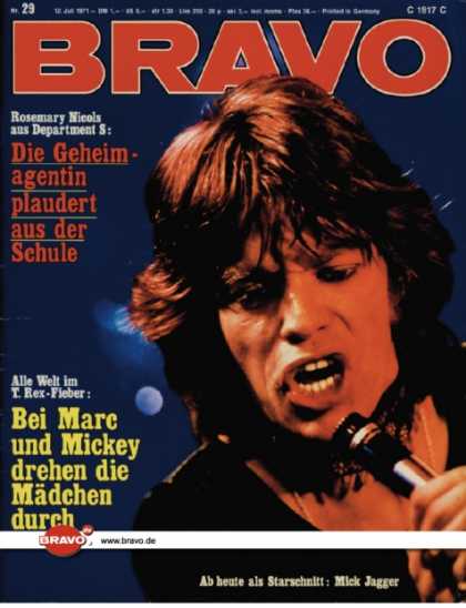 Bravo - 29/71, 12.07.1971 - Mick Jagger (Rolling Stones)