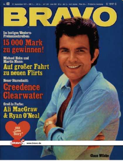 Bravo - 40/71, 27.09.1971 - Claus Wilcke