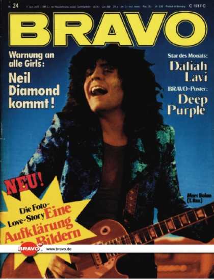 Bravo - 24/72, 07.06.1972 - Marc Bolan (T. Rex)