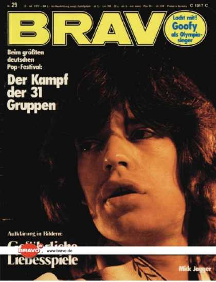 Bravo - 29/72, 12.07.1972 - Mick Jagger (Rolling Stones)