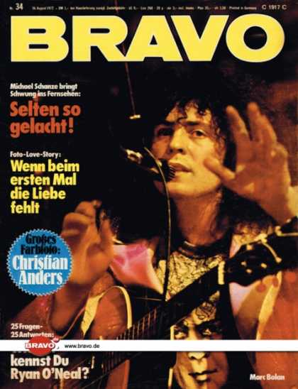 Bravo - 34/72, 16.08.1972 - Marc Bolan (T. Rex)