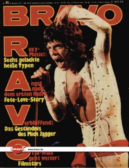 Bravo - 49/72, 29.11.1972 - Mick Jagger (Rolling Stones)