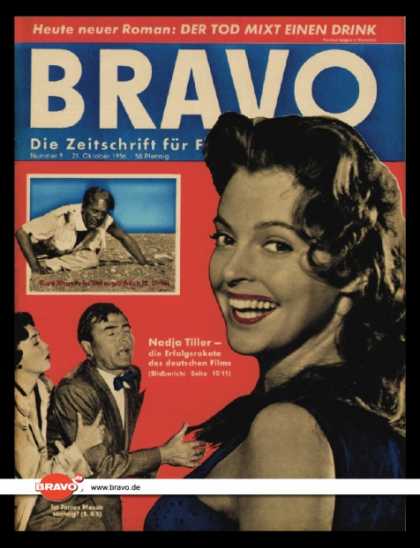 Bravo - 09/56, 21.10.1956 - Nadja Tiller - James Mason - Curd Jï¿½rgens