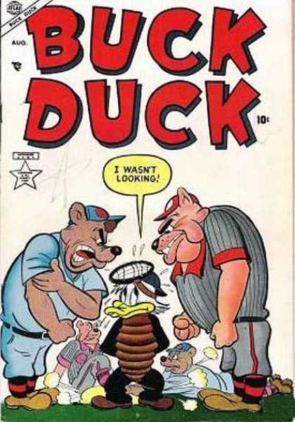 Buck Duck 2 - Bad Call Comic - Baseball Duck - Bad Call By Duck - Comic Cover Baseball - Duck Wasnt Looking