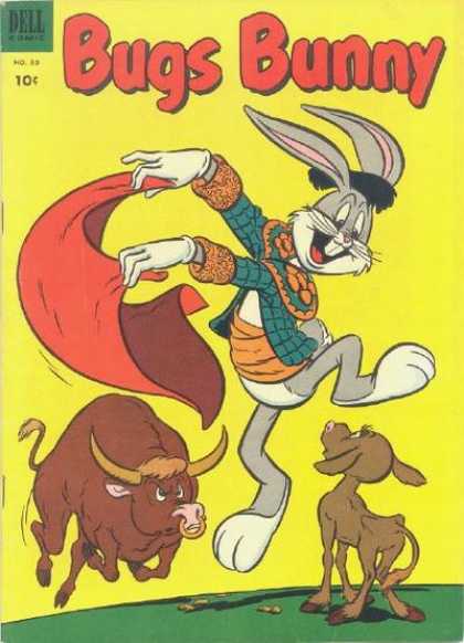 Bugs Bunny 30 - Bull - Calf - Rabbit - Cloth - Bullfighting