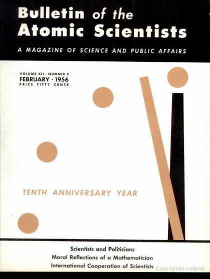 Bulletin of the Atomic Scientists - February 1956