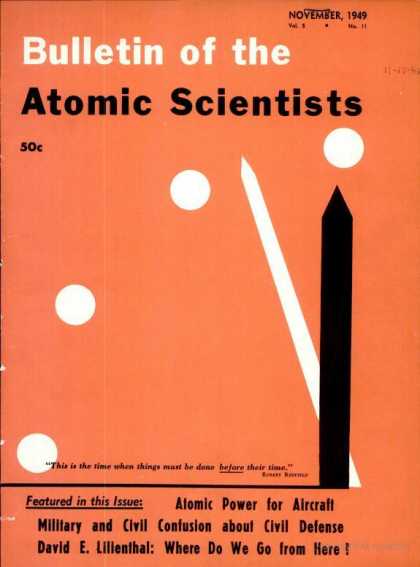 Bulletin of the Atomic Scientists - November 1949