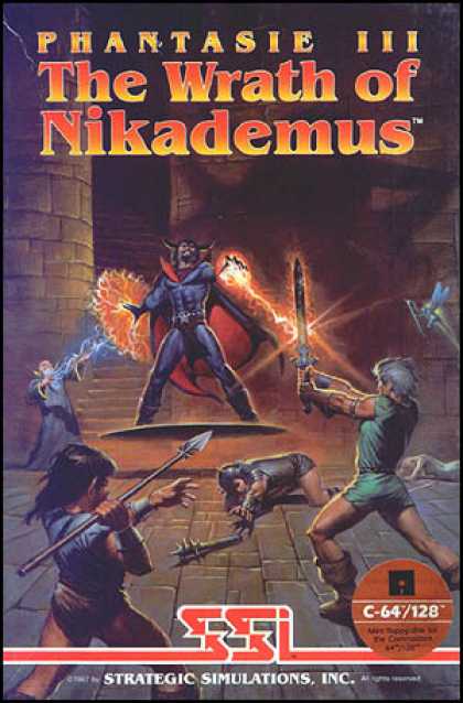 C64 Games - Phantasie III: The Wrath of Nikademus