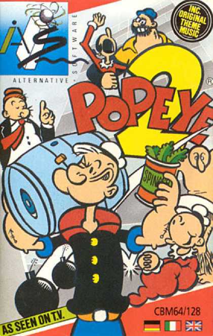 C64 Games - Popeye 2