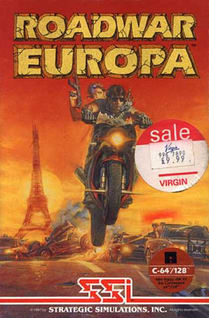 C64 Games - Roadwar Europa