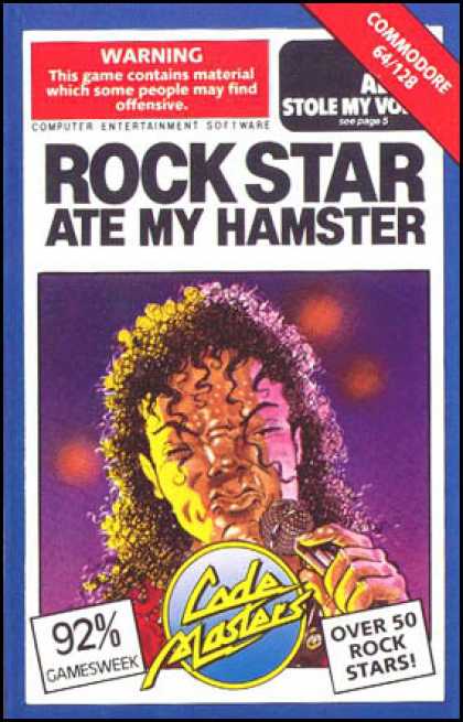C64 Games - Rock Star Ate My Hamster