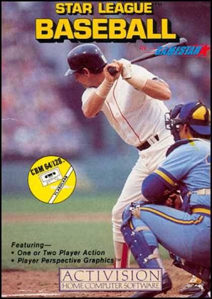 C64 Games - Star League Baseball