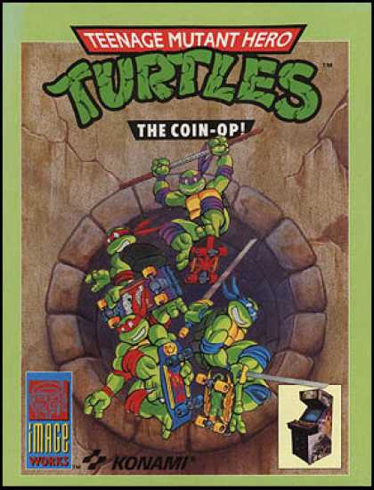 C64 Games - Teenage Mutant Hero Turtles - The Coin-Op!