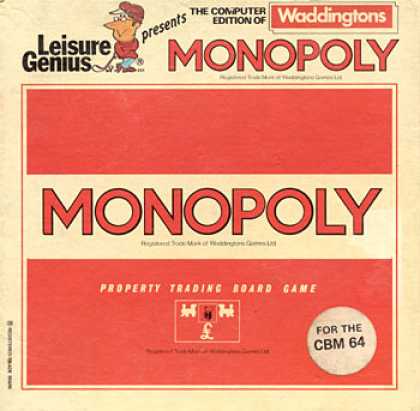 C64 Games - Waddingtons Monopoly