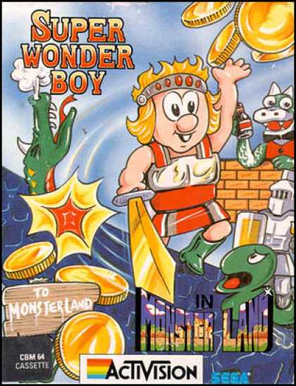 C64 Games - Super Wonderboy in Monster Land