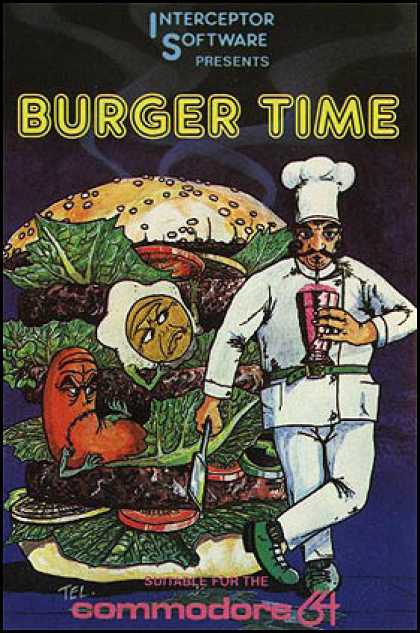 C64 Games - Burger Time