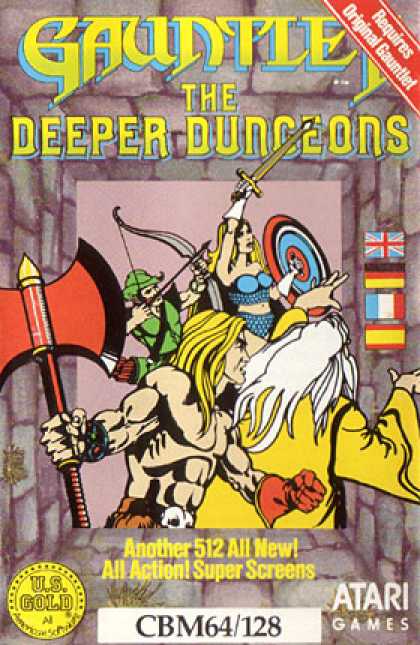 C64 Games - Gauntlet: The Deeper Dungeons