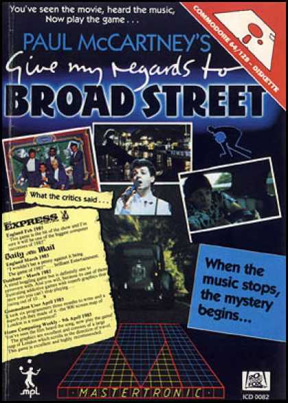 C64 Games - Give My Regards to Broad Street