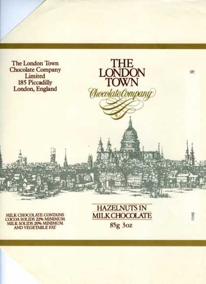 Candy Wrappers - The London Town chocolate company
