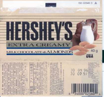 Candy Wrappers - Hershey Chocolate U.S.A