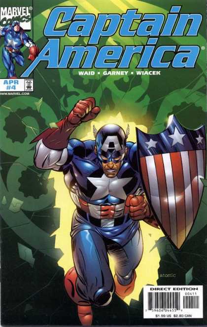 Captain America (1998) 4 - Marvel - Waid - Garney - Wiacek - Approved By The Comics Code Authority - Ron Garney
