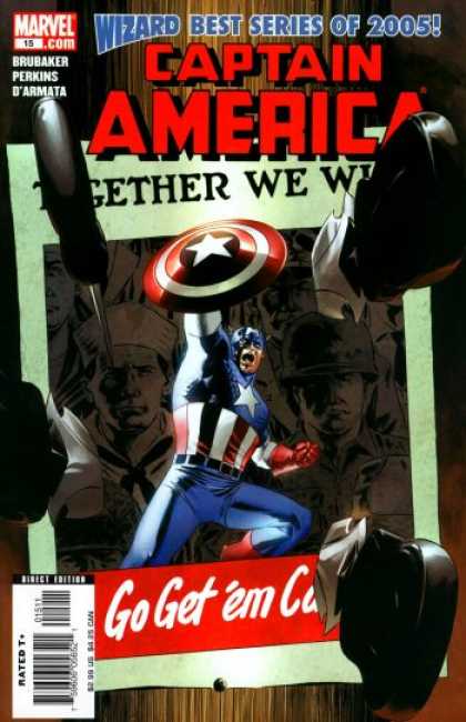 Captain America (2004) 15 - Captain America - Wizard Best Series Of 2005 - Go Get Em - Knife - Poster