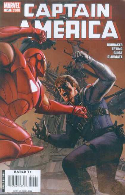 Captain America (2004) 33 - Iron Man - Brubaker - Epting - Guice - Darmata