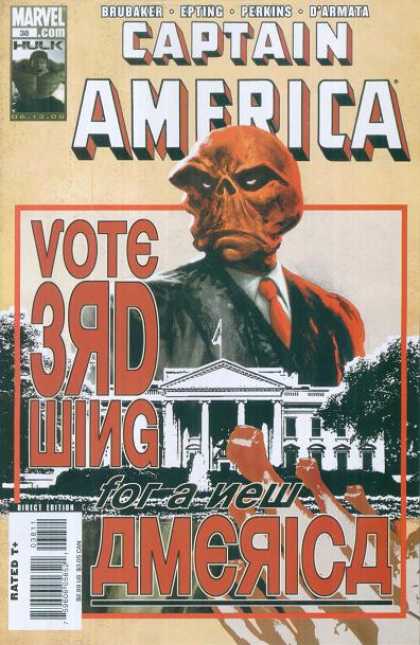 Captain America (2004) 38 - White House - Voting - Creature - Alien In Suit - Running For President