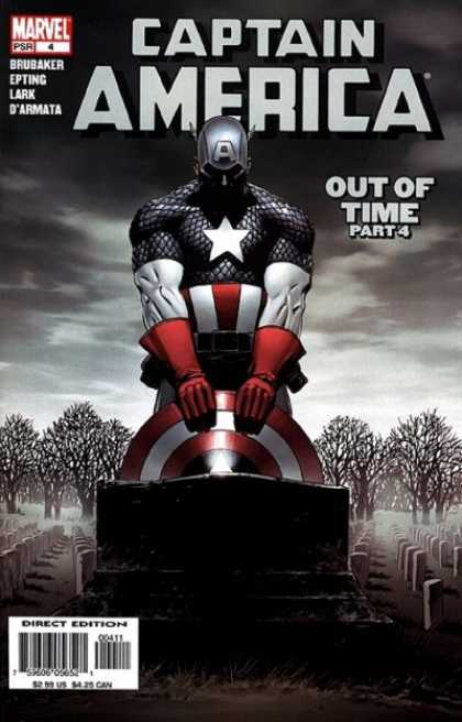 Captain America (2004) 4 - Out Of Time - Part 4 - Cemetary - Gray - Solemn