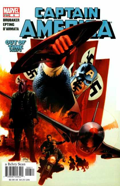 Captain America (2004) 6 - Out Of Time - Nazi - Airplane - World War 2 - Motorcycle