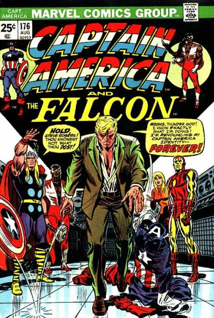 Captain America 176 - Iron Man - Thor - Costume - Shield - Hammer