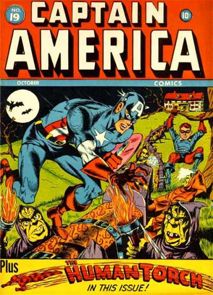Captain America 19 - Comics - October - Shield - Tree - Torch - Steve Epting