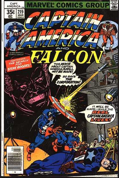 Captain America 219 - Shield - Search - Corporation - Lives - Real - Sal Buscema