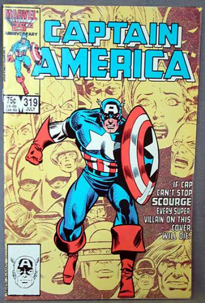 Captain America 319 - Marvel - July - Shield - Star - Superhero