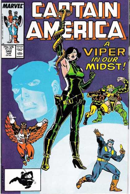 Captain America 342 - Justice League - The Green Asp - The Last Fight - Birdman - Mutants