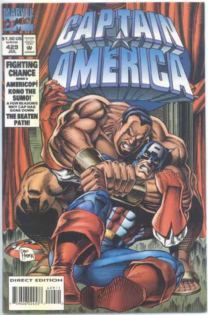 Captain America 429 - Fighting - Chance - Americop - Kono The Sumo - Beaten Path
