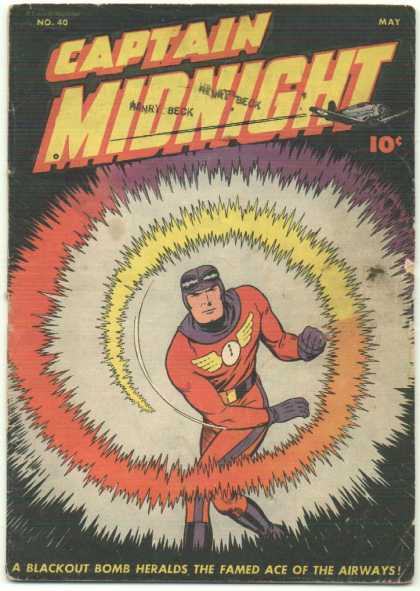 Captain Midnight 40 - Man Of Power - Mind Man - Time Bender - Infusion - Captain Power