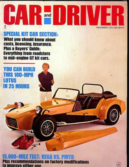Car and Driver - November 1971