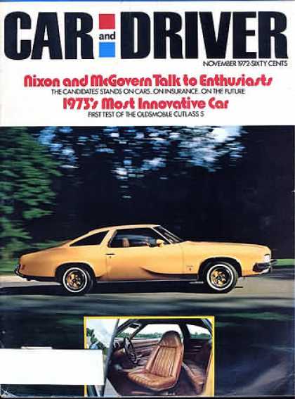 Car and Driver - November 1972