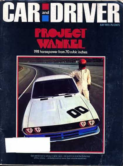 Car and Driver - July 1973