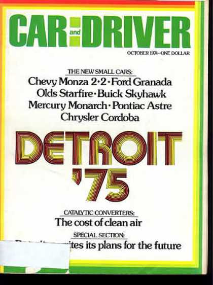 Car and Driver - October 1974