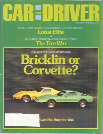 Car and Driver - May 1975